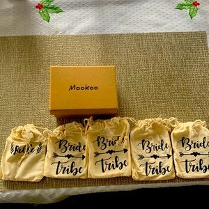 Bride & Bride Tribe Set (bracelets/ hair ties)